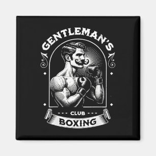 Imán #snirt Club de Boxeo Gentilhombre Retro Con Caja M