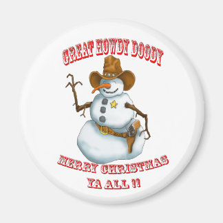 Imán snman western cowboy sherriff