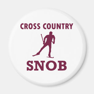 Imán Snob de esquí de fondo
