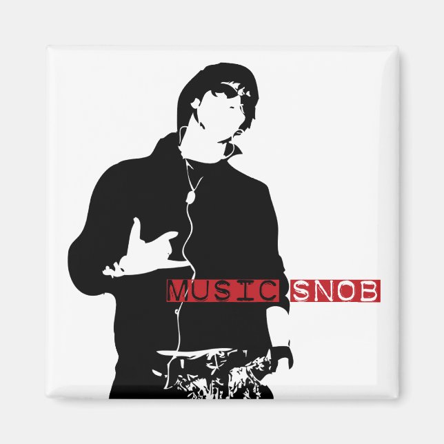 Imán Snob de música (Frente)