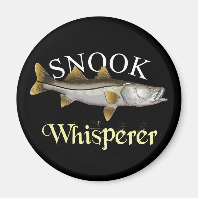 Imán Snook Whisperer Dark (Frente)