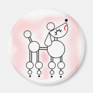 Imán Snooty Poodle Magnet