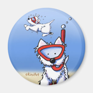 Imán Snorkel Westie