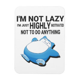 Imán Snorlax being lazy from pokemon