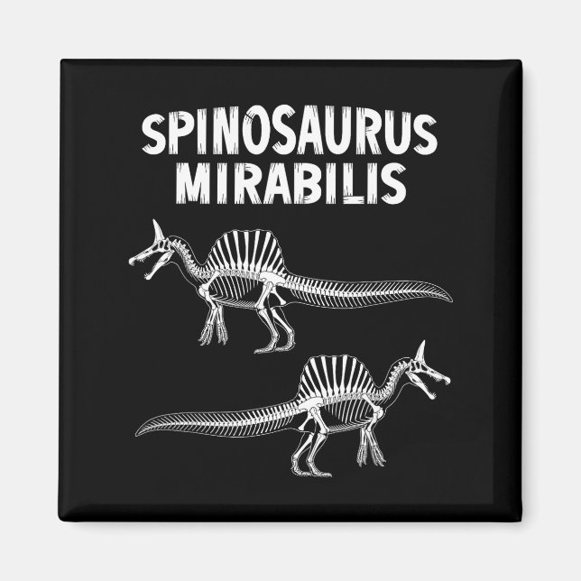 Imán Snosaurus Mirabilis Nuevo Fósil de Dinosaurio (Frente)