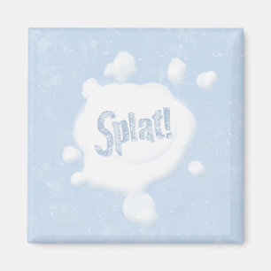 Imán Snowball Splat Magnet