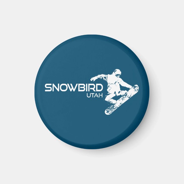 Imán Snowbird Utah Snowboarder (Frente)