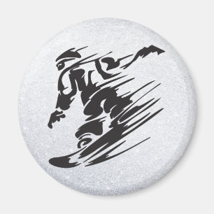 Imán snowboard