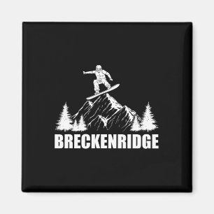 Imán Snowboard Breckenridge Colorado Snowboard