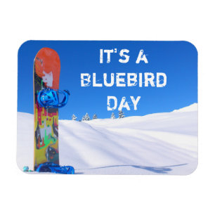 Imán Snowboard en el Día de la Nieve