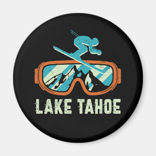 Imán Snowboard en el lago Tahoe California