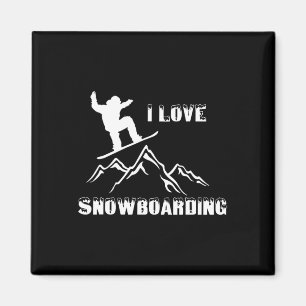 Imán Snowboard Love Snowboard
