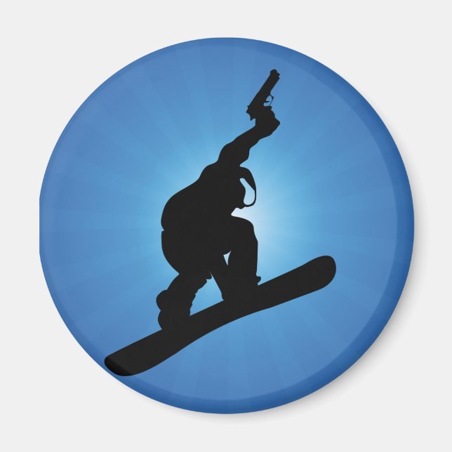Imán Snowboard Outlaw (Frente)