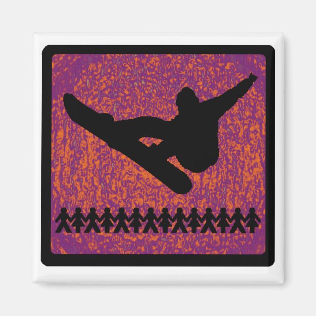 Imán Snowboard Right ALINE (Frente)