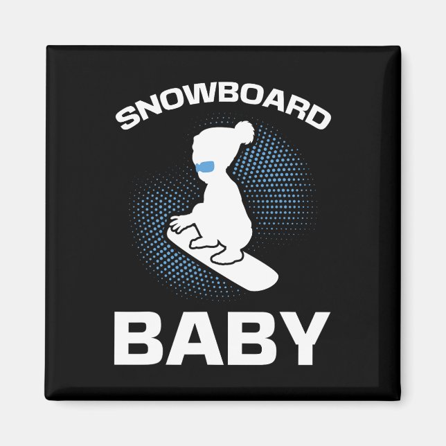 Imán Snowboard Snowboard Ba (Frente)