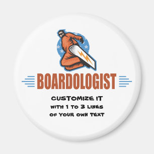 Imán Snowboarding personalizada