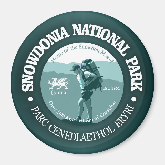 Imán Snowdonia NP (Frente)