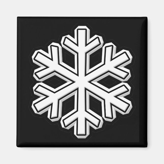 Imán Snowflake (Frente)