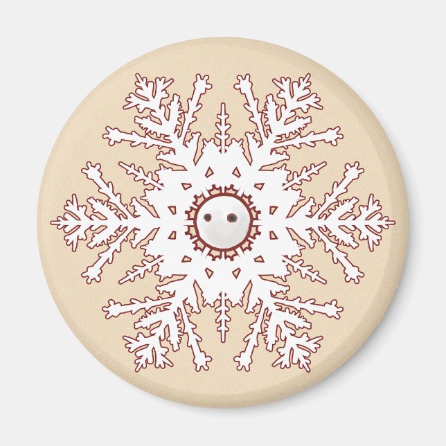 Imán Snowflake (Frente)