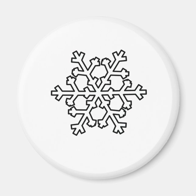 Imán Snowflake (Frente)