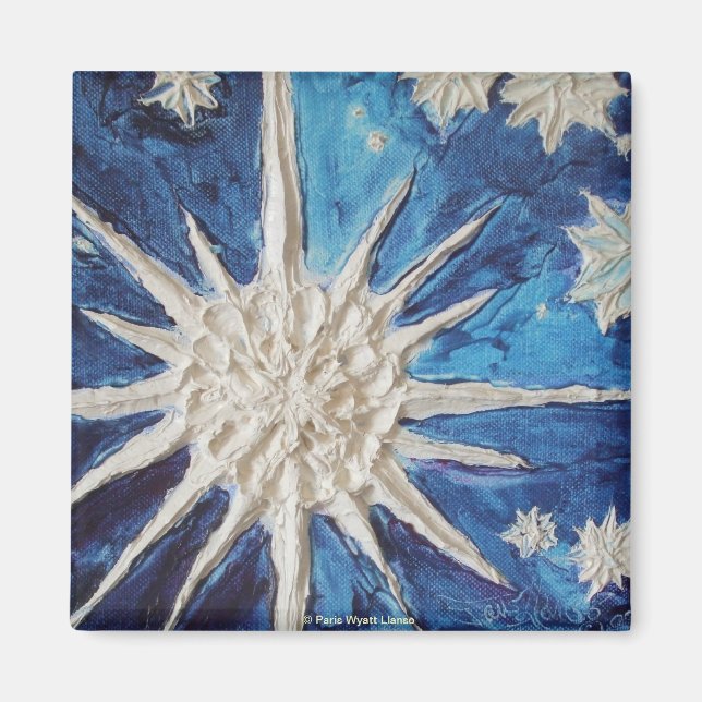Imán Snowflake Magnet (Frente)