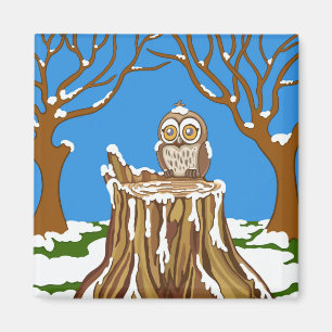Imán Snowflake the Owl