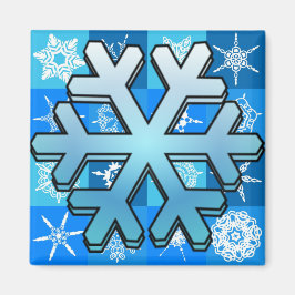 Imán Snowflakes Magnet