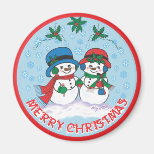 Imán Snowman