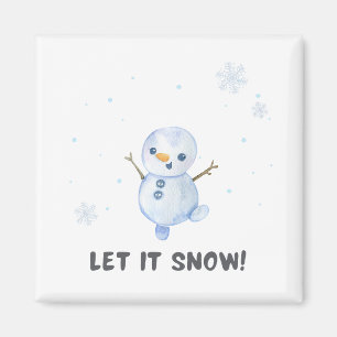 Imán Snowman