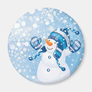 Imán Snowman