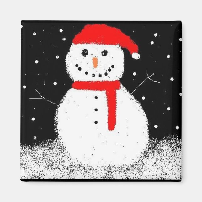 Imán snowman (Frente)