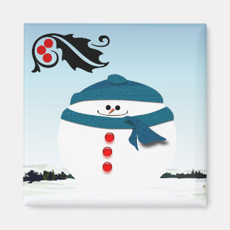 Imán Snowman