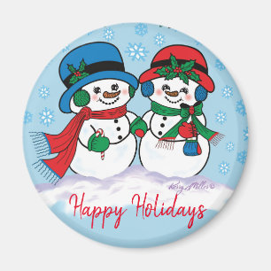 Imán Snowman