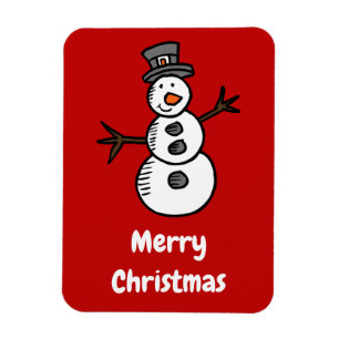 Imán Snowman
