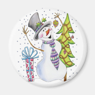 Imán Snowman