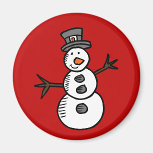 Imán Snowman