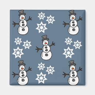 Imán Snowman