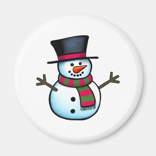 Imán Snowman