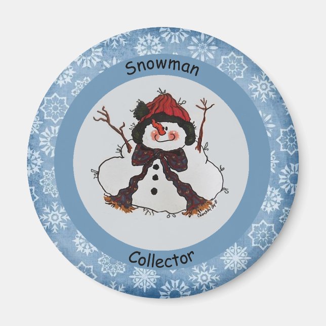 Imán Snowman Collector Magnet (Frente)