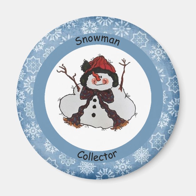 Imán Snowman Collector Magnet (Frente)