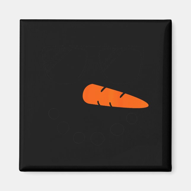 Imán Snowman Face Shirt Boys Kids Toddler Gle Christmas (Frente)