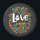 Imán Snowman Love Christmas Decorations<br><div class="desc">El diseño de un Snowman de pan de jengibre adorna las decoraciones navideñas. Hace un regalo especial para cualquiera durante la temporada de vacaciones.</div>