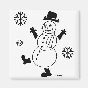 Imán Snowman Magnet