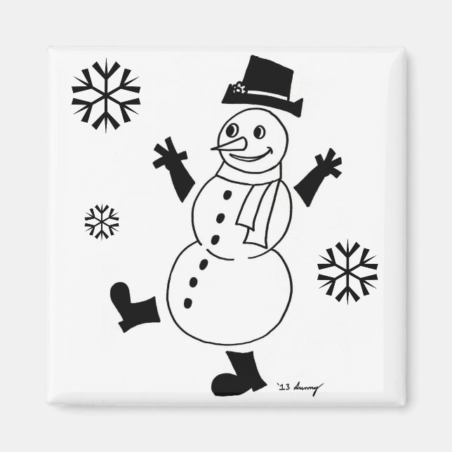 Imán Snowman Magnet (Frente)