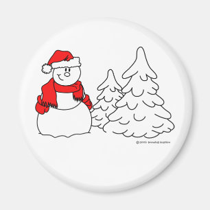 Imán Snowman Magnet