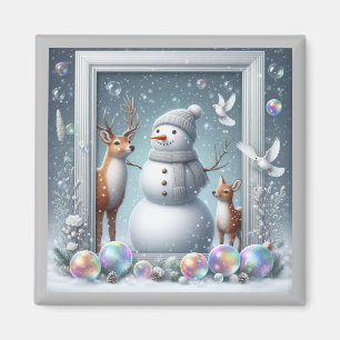 Imán Snowman Magnet