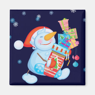 Imán Snowman Magnet para regalos