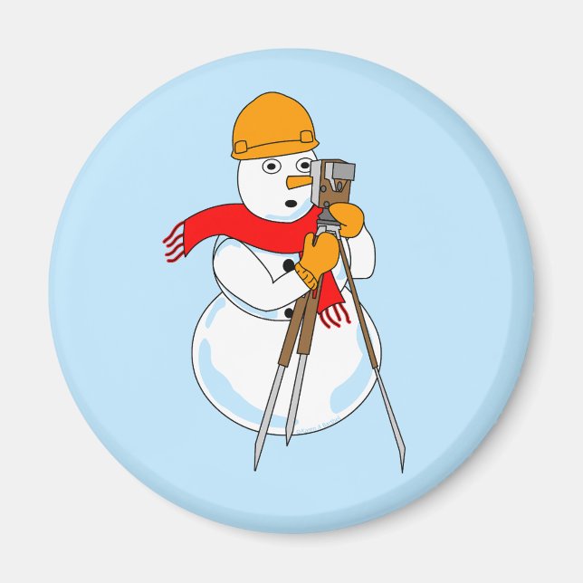 Imán Snowman Surveyor (Frente)