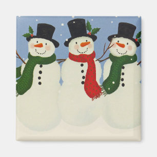 Imán Snowmen