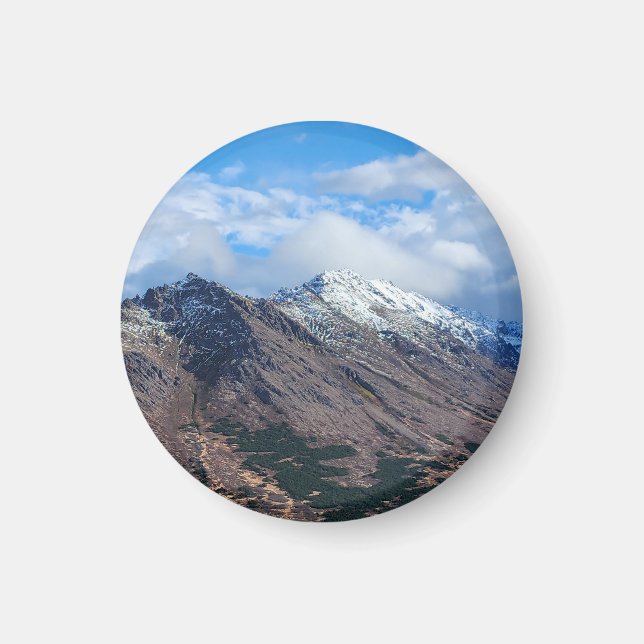 Imán Snowowley Blue Mountain Ridge Magnet (Frente)